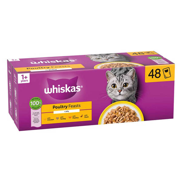 Whiskas Feasts in Jelly
