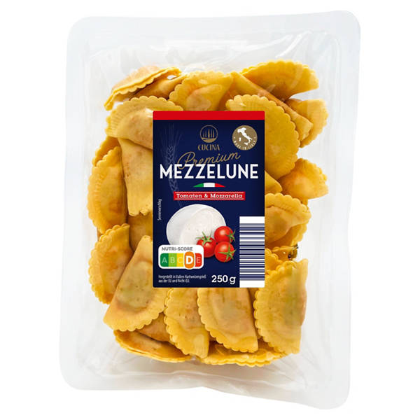 Mezzelune Mix 250 g, Tomate & Mozzarella