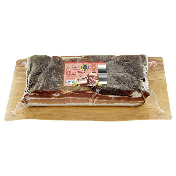 Tiroler Speck g.g.A. 350 g, Bauchspeck