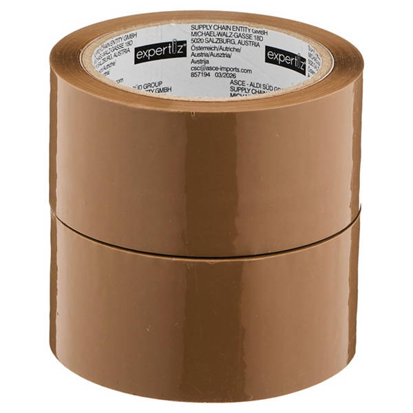 Packband Nachfüllrollen, Braun