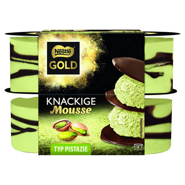 Knackiges Mousse 4 x 57 g, Pistazie
