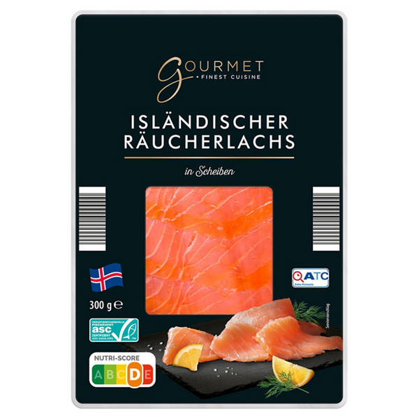 Isländischer Räucherlachs 300 g