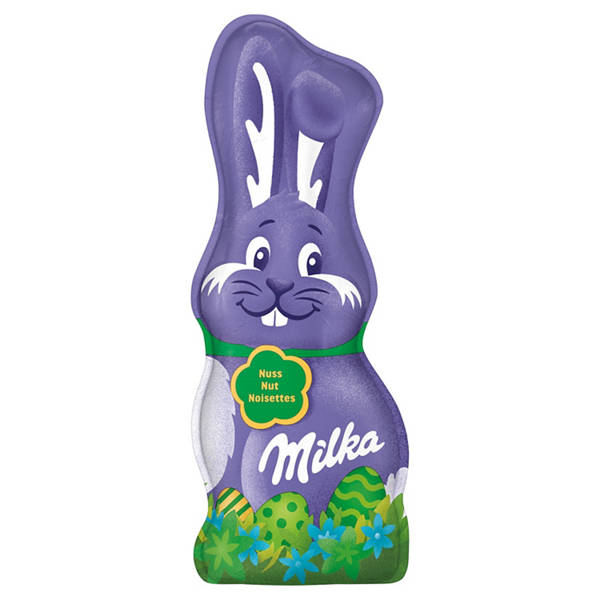 Schmunzelhase 95 g, Haselnuss