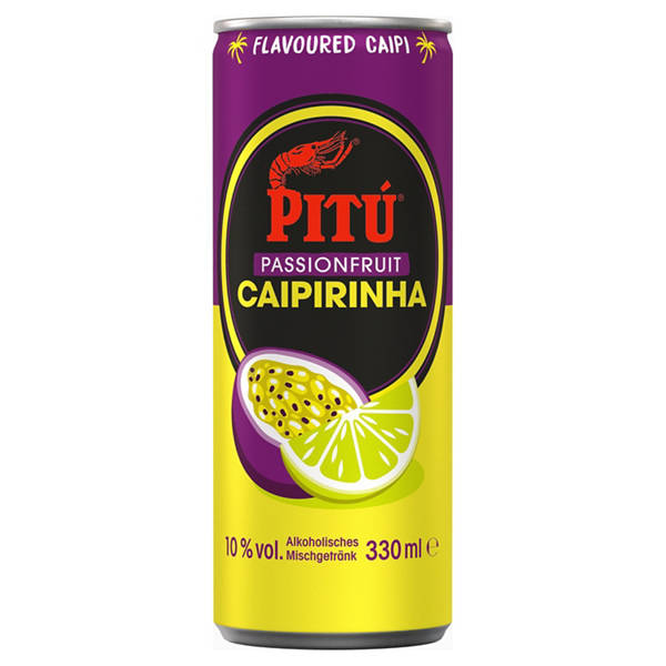 PITÚ 330 ml, Passionfruit-Caipi