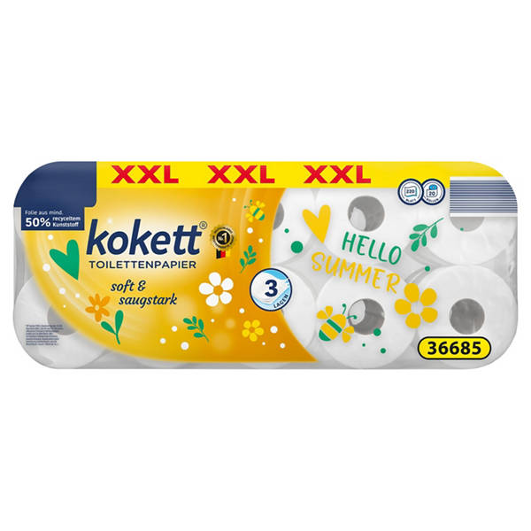 Toilettenpapier XXL, 3-lagig