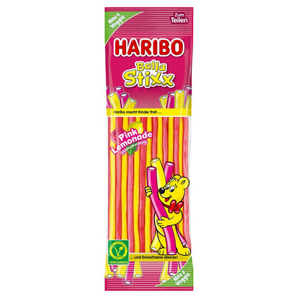 Haribo MC Balla Stixx 175, Pink Lemonade