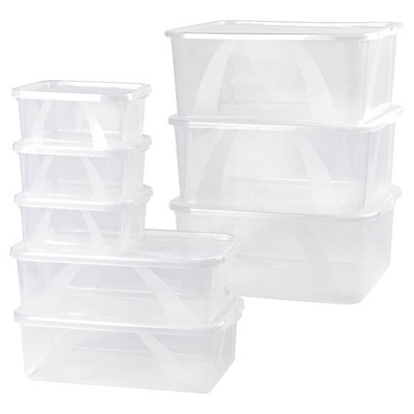 Klarsichtboxen Set 8tlg.