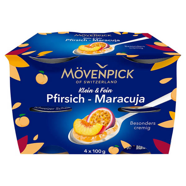 Klein & Fein 4 x 100 g, Pfirsich-Maracuja