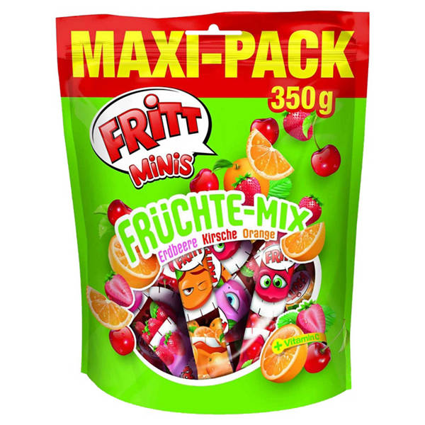 Minis im Maxipack 350 g, Früchte-Mix