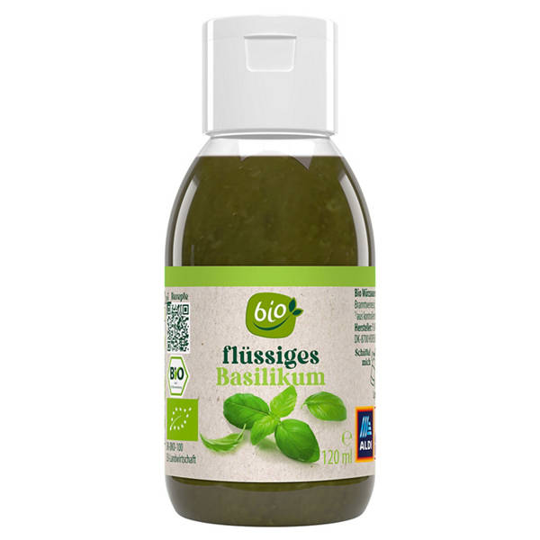 Bio-Kräuter flüssig 120 ml, Basilikum