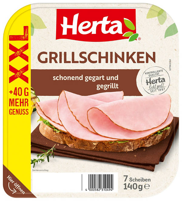 Kochschinken 140 g, Grillschinken