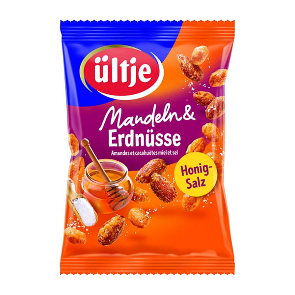 Nuss Mix, Mandeln und Erdnüsse mit Honig und Salz 200 g