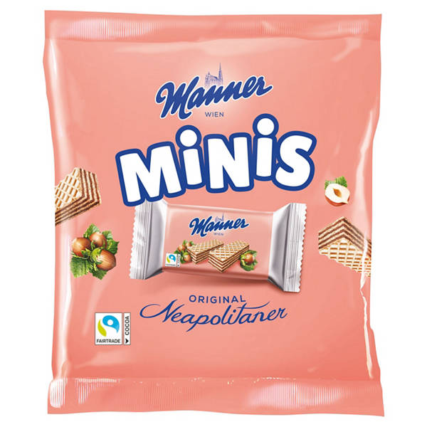 Manner Zarties, Neapolitaner mini 150g