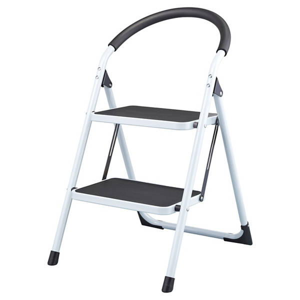 Klapptritt 2-Stufig, Weiß