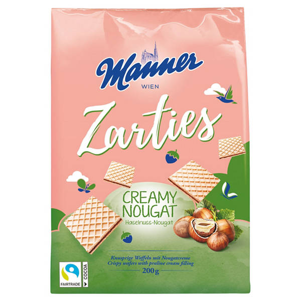 MANNERManner Zarties, Nougat 200 g0,2 kg(