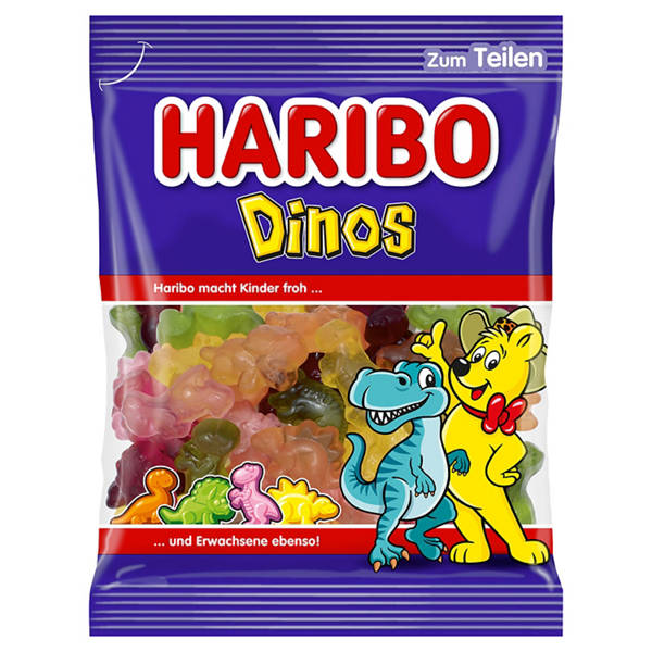 Haribo Party Time 160-175 g, Dinos 175 g