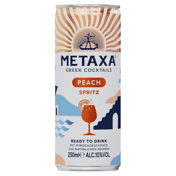 Mixgetränk Dose 250 ml, Peach Spritz