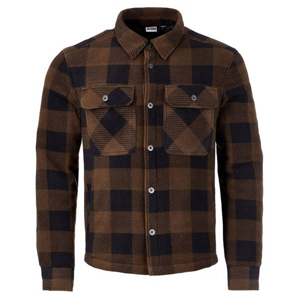 Herren-Arbeitshemd, Braun, 48