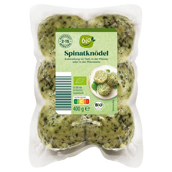 Bio Spinatknödel 400 g