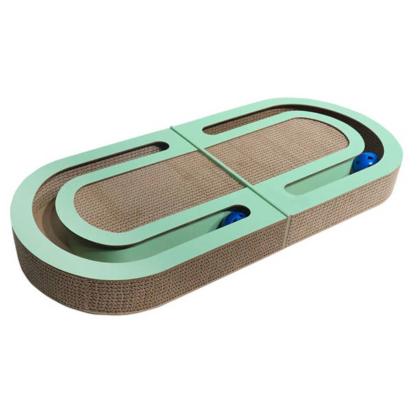 Kratzspielzeug und Streufangmatte, Faltbar