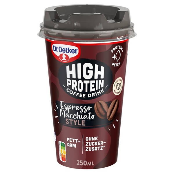 High Protein Kaffeedrink 250 ml, Espresso Macchiato