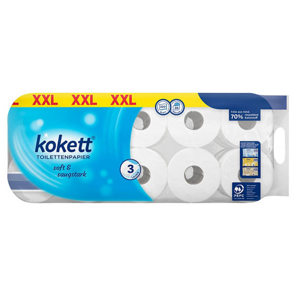 Toilettenpapier XXL