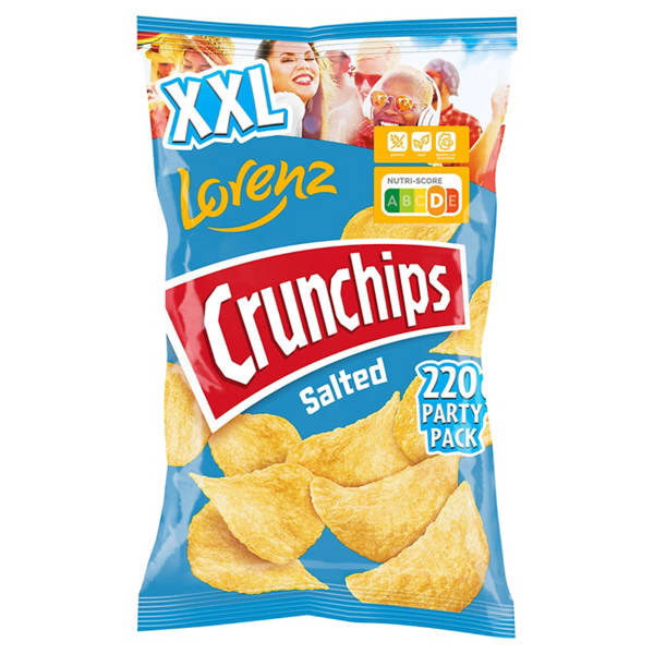 Crunchips XXL 220 g, Gesalzen