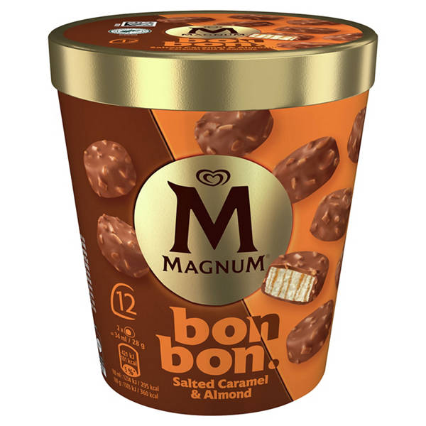 Magnum Bonbon 12 x 17 ml, Salted Caramel Almond