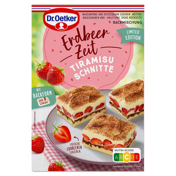 Premium Backmischung, Erdbeer Tiramisu 200 g