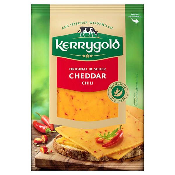 Scheibenkäse 120 g, Cheddar Chili