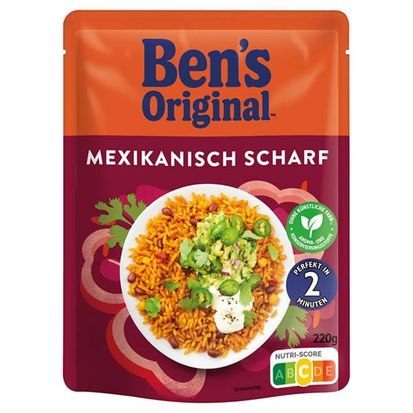 Express-Reis 220 g, Mexikanisch scharf