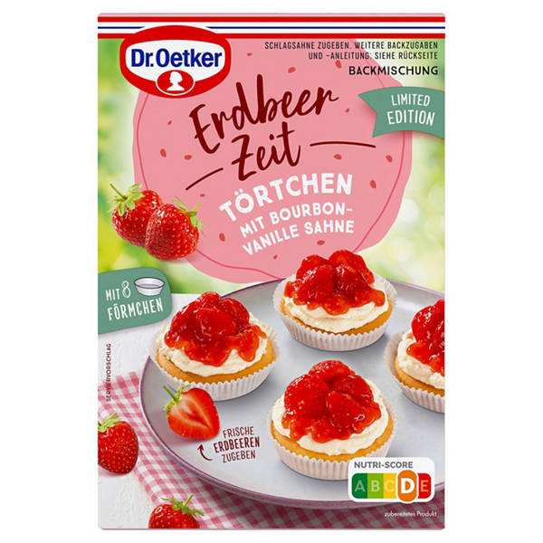 Premium Backmischung, Erdbeer Tartlets 244 g