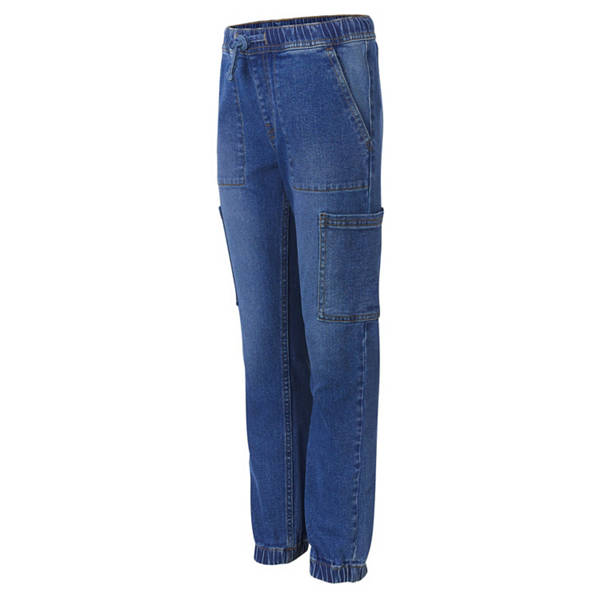 Kinder Jeans, Jungen, Mittelblau, 134
