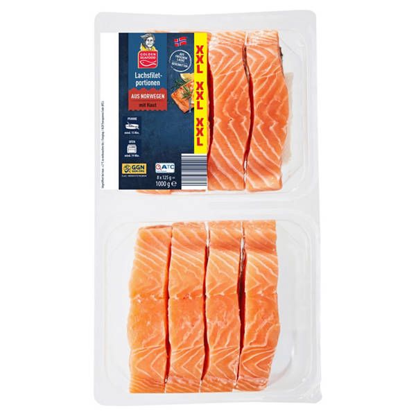 Lachsfilet 8 x 125 g