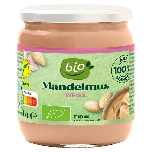 Bio Mandel-/Cashewmus 250 g, hell