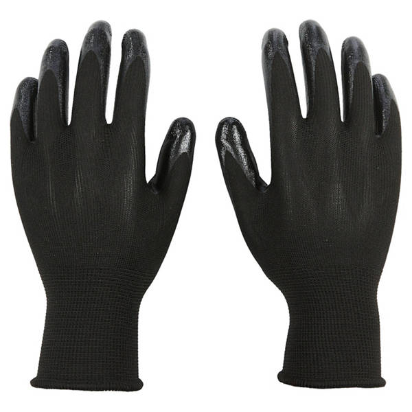 Gartenhandschuhe 2er-Set, Schwarz, S/7