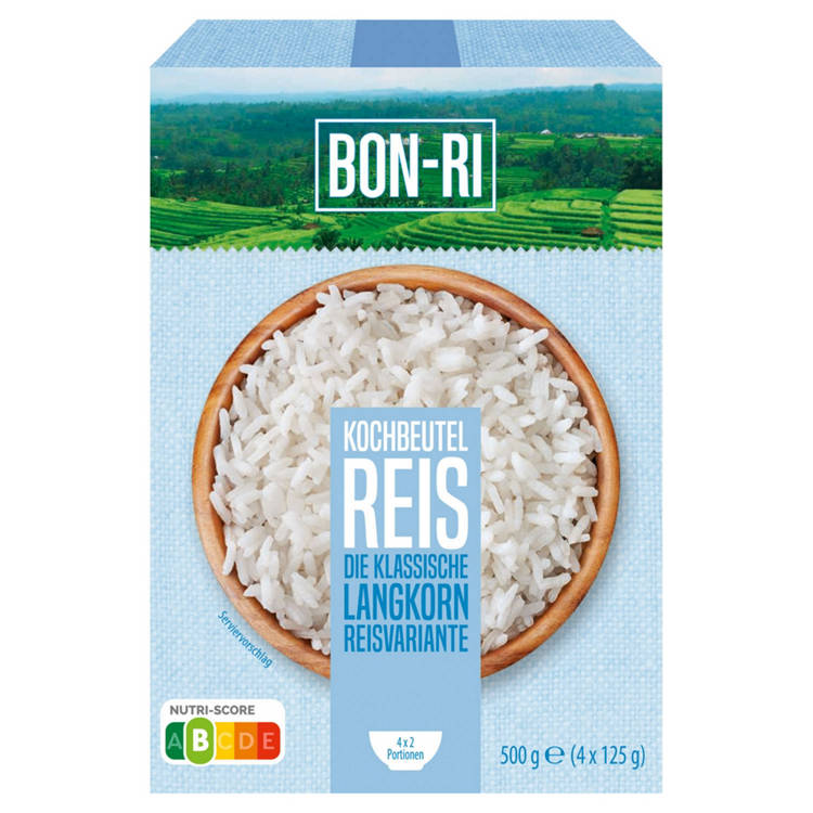 Germany product data sample: Kochbeutel Reis 500 g