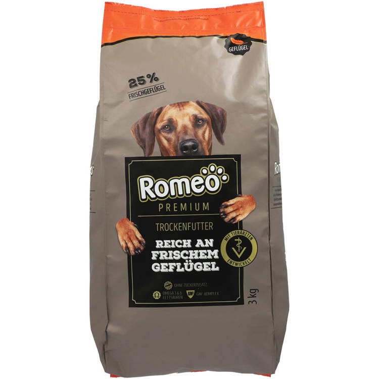 Germany product data sample: Premium Hundetrockenfutter 3 kg