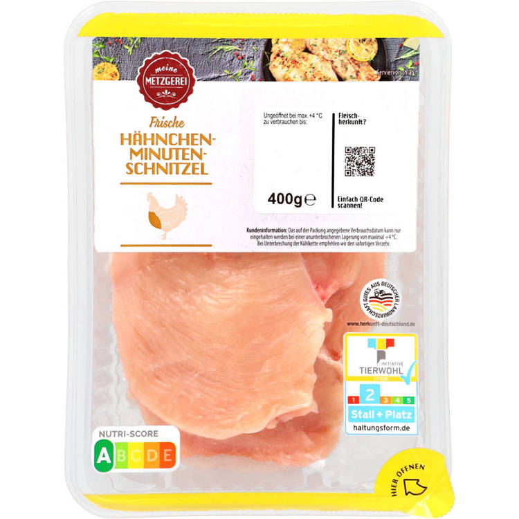 Germany product data sample: Hähnchen-Minutenschnitzel 400 g