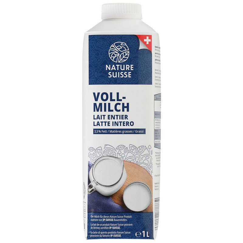 Lait entier, 3.5% de matières grasses, pasteurisé