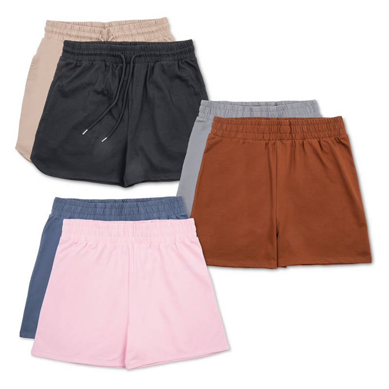 Pantaloncini felpati da donna