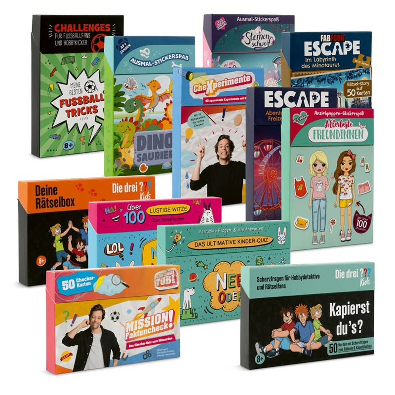 Scatola giochi per le vacanze