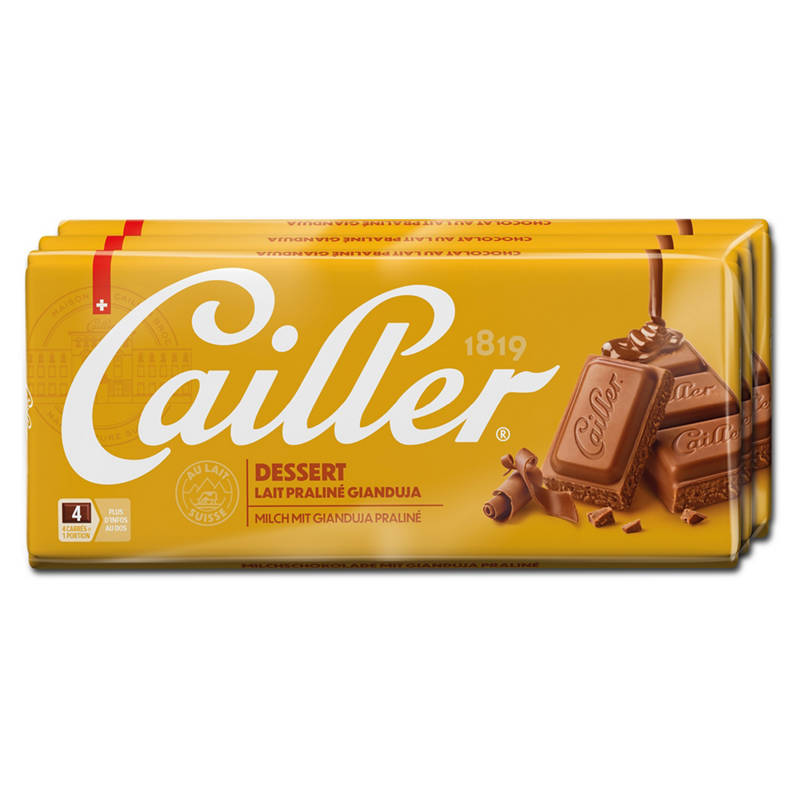 Cailler Tavoletta Dessert 3x100g