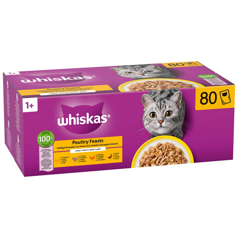 Whiskas Cibo umido per gatti in gelatina