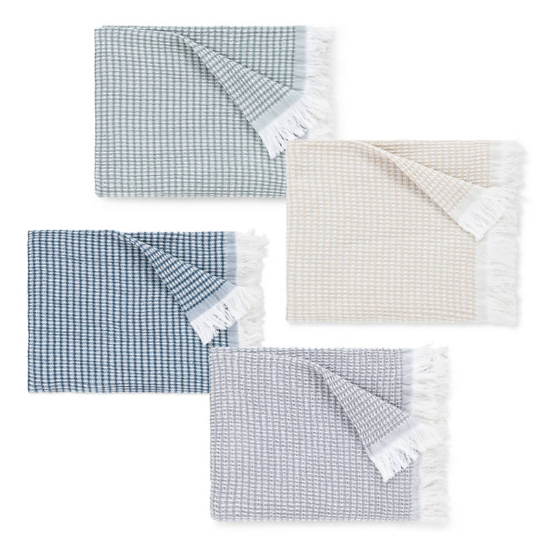 Couverture en coton à motif gaufré