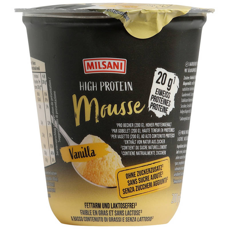 Mousse, vanille