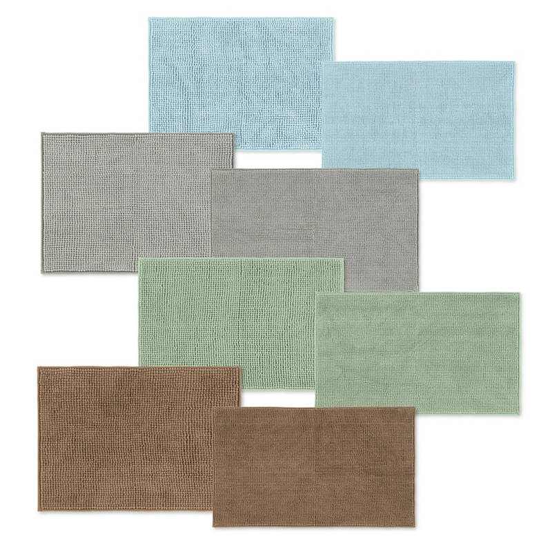 Chenille-Noppen-Badematte