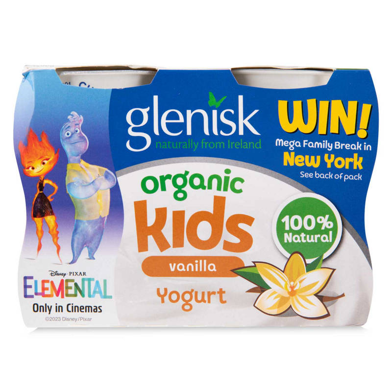 GLENISK Organic Kids Vanilla Yogurt 360 g