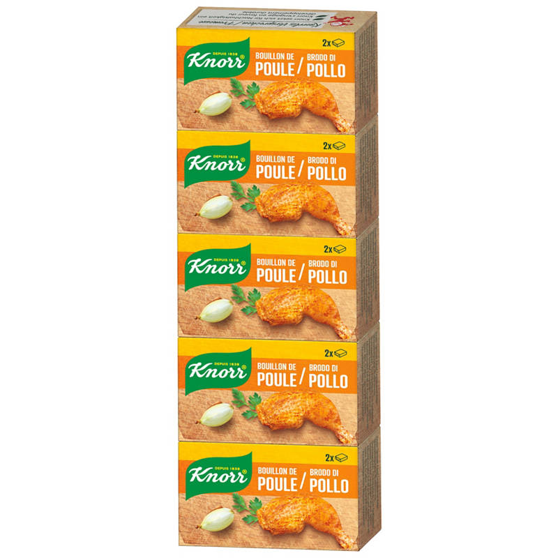 Barres de bouillon Trio, poule