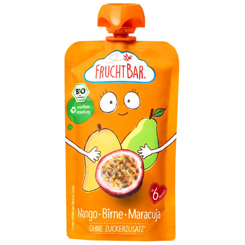 Bio Fruchtpüree, Mango, Birne